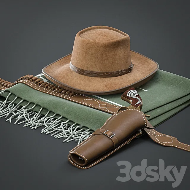 A set of Clint Eastwood 3DSMax File