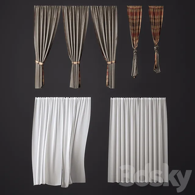 A set of curtains ?1 3DSMax File