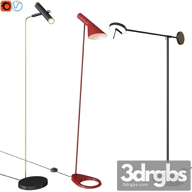 A set of floor lamps. favorite. louis poulsen grok 3dsmax Download