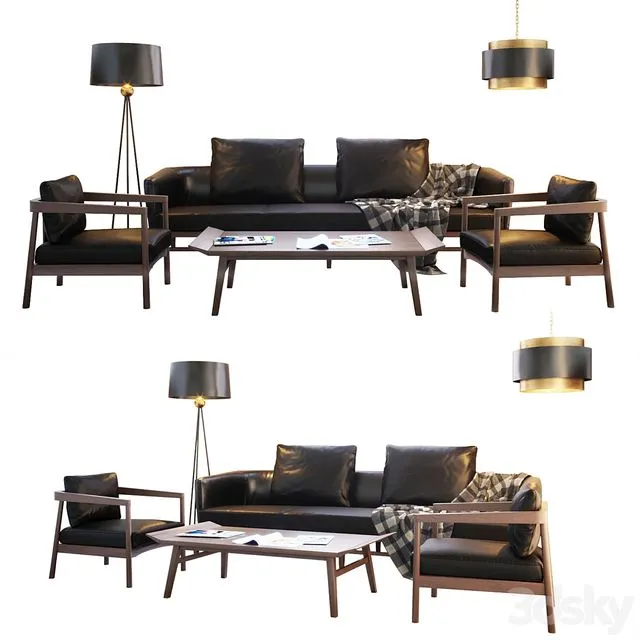 A set of furniture from MACCHIATO FURNITURE COMPANY 3dsMax Model