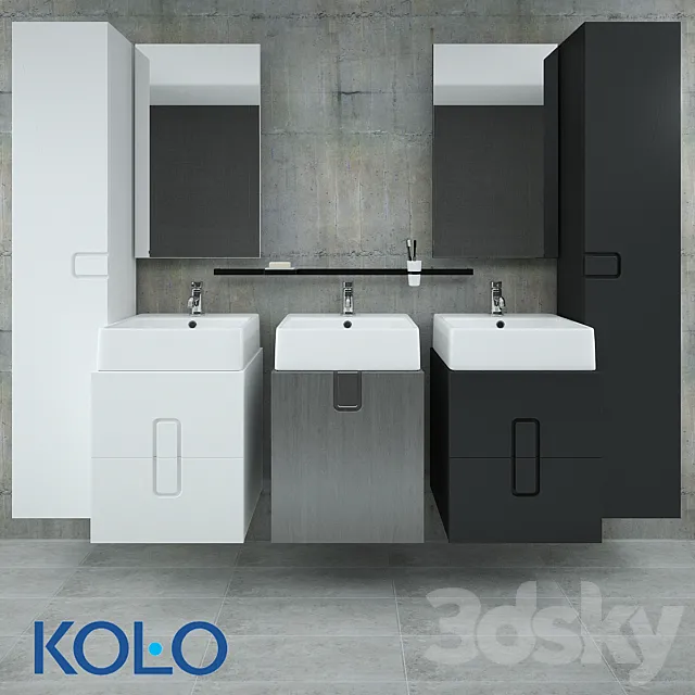 A set of furniture KOLO Twins 3DS Max Model