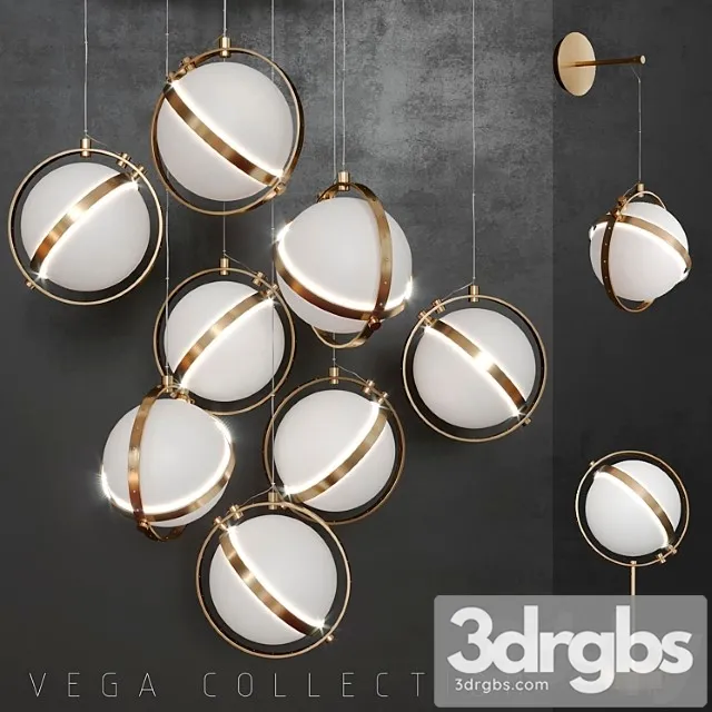 A set of lamps by baroncelli Collection vega 3dsmax Download