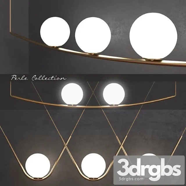A set of lamps by larose guyon  collection perle (for refilling) 3dsmax Download