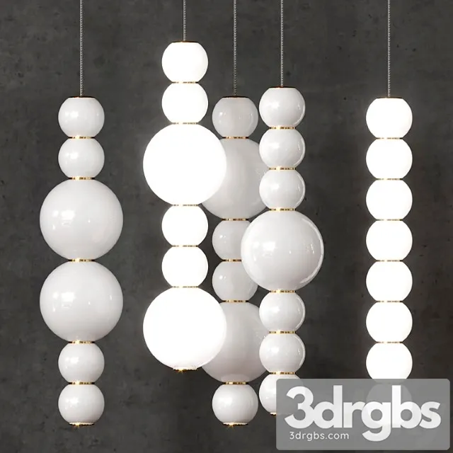 A set of lamps Formagenda Pearls double 3dsmax Download