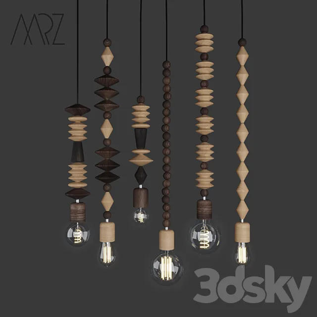 A set of lamps from Marz Dezigns 1 3DS Max Model