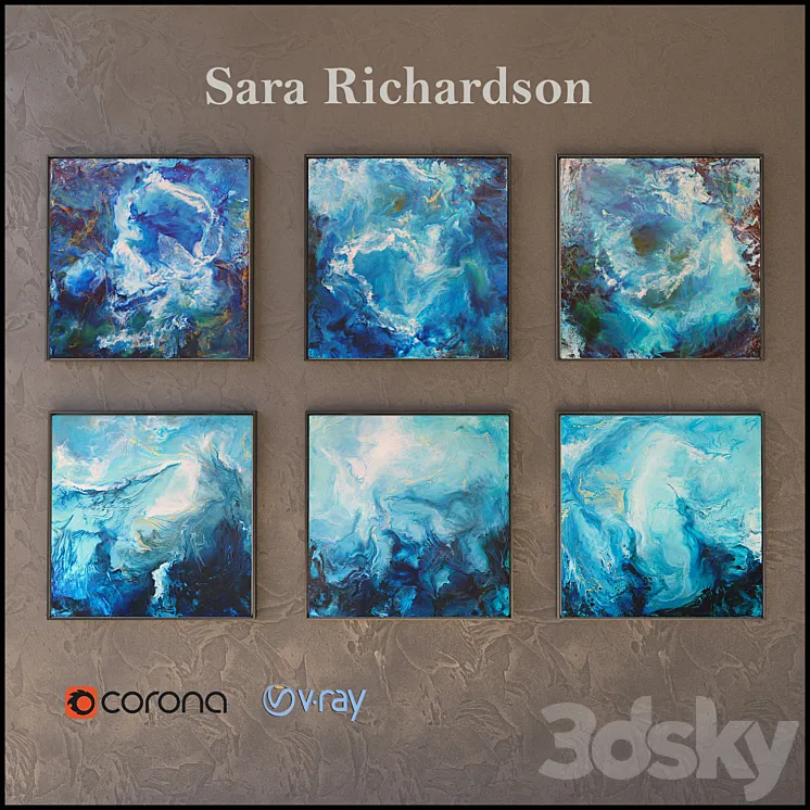 A set of pictures Sara Richardson 3DS Max