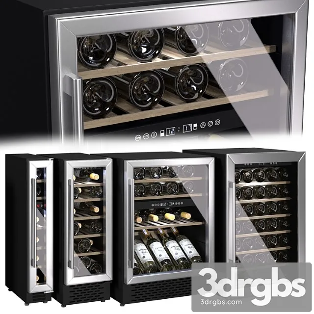 A set of wine cabinets (refrigerators) from innocenti 2 3dsmax Download