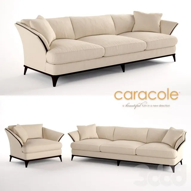 A SIMPLE LIFE chair and sofa by Caracole 3dsMax Model