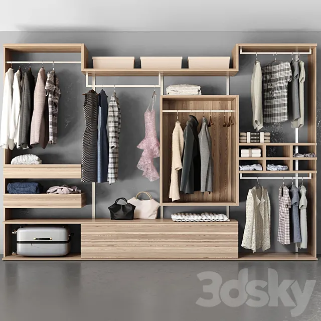 A wardrobe 3ds Max