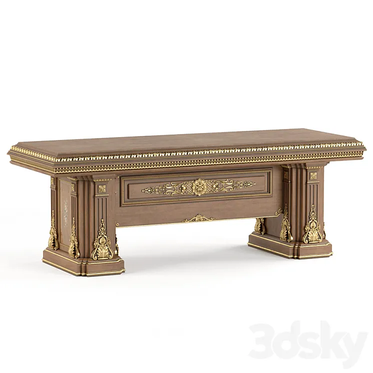 A writing desk in the classical style of Francesco Molon 3DS Max