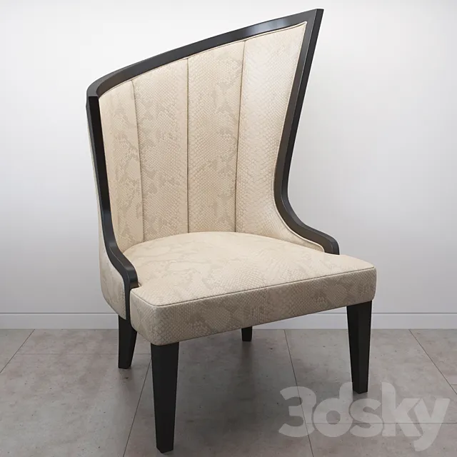 A & X Vivaldi Transitional Lounge Chair 3DS Max Model