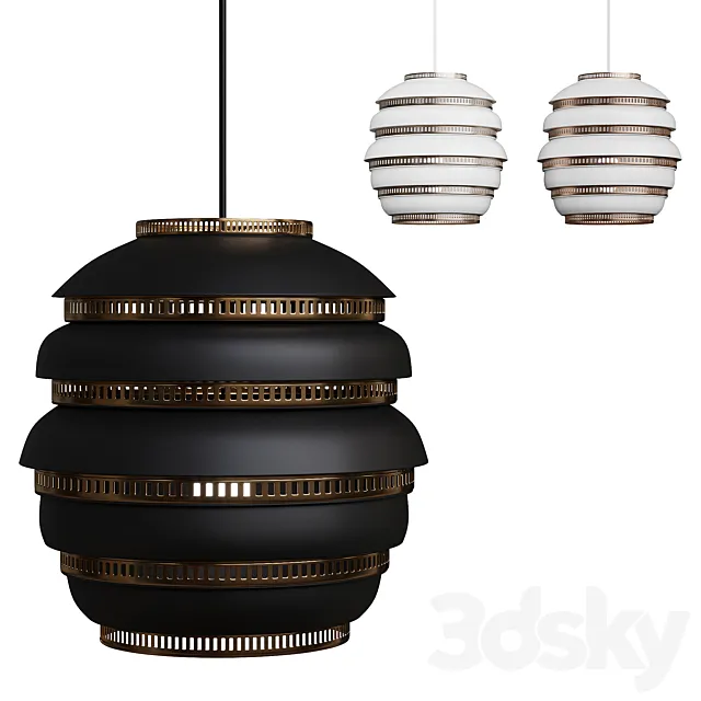 A331 Beehive Pendant Light 3ds Max