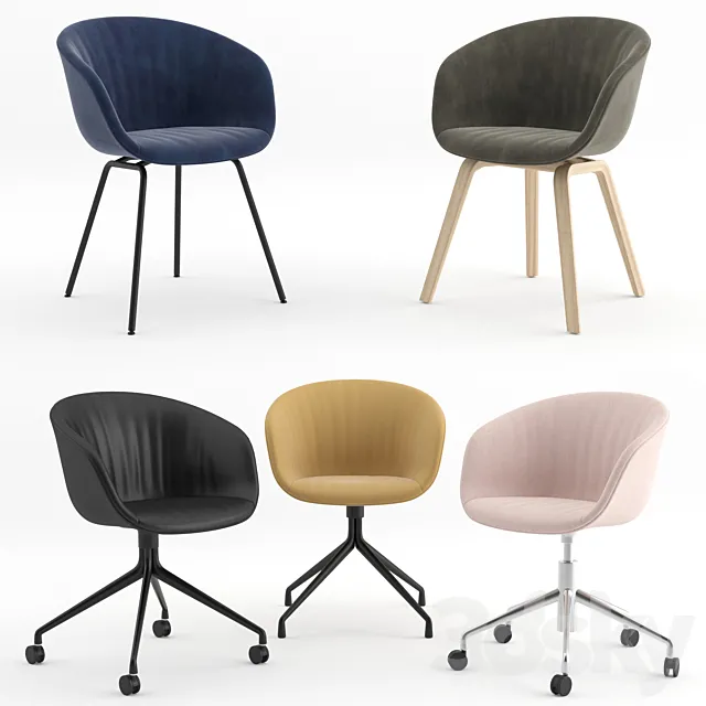 AAC Soft chairs by HAY 3ds Max