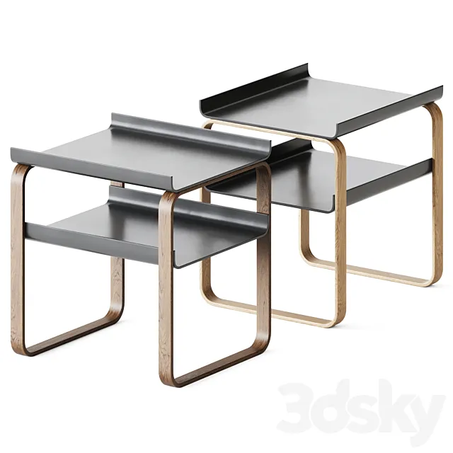 Aalto side table 915 by Artek 3DSMax File