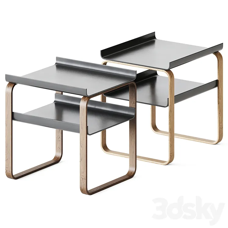 Aalto side table 915 by Artek 3DS Max Model