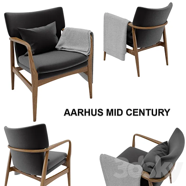 Aarhus Mid Century by Rose & Grey 3DSMax File