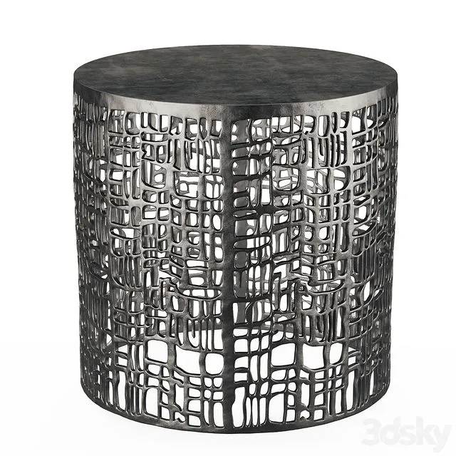 Aaron Chairside Table 379-162 3dsMax Model