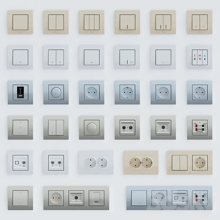 ABB Cosmo switches 3DS Max Model