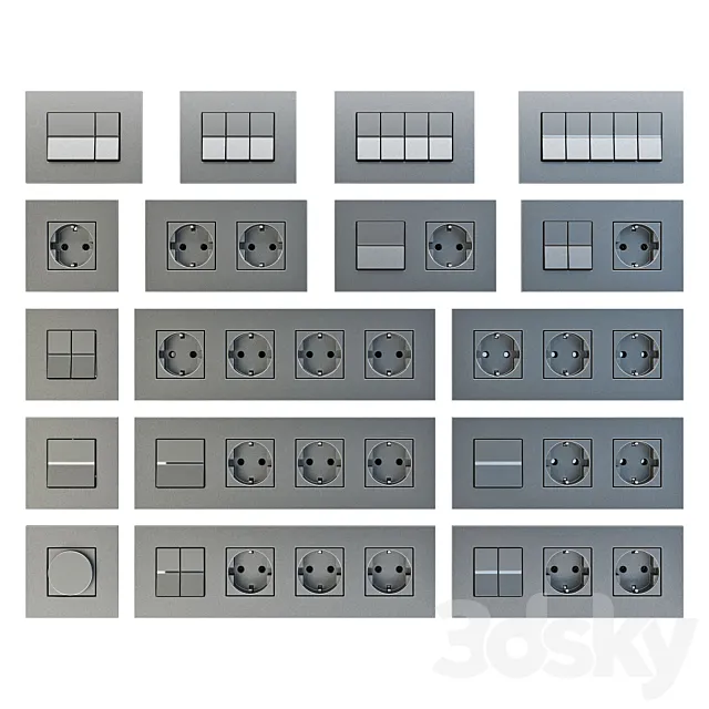 ABB Zenit switches 3dsMax Model