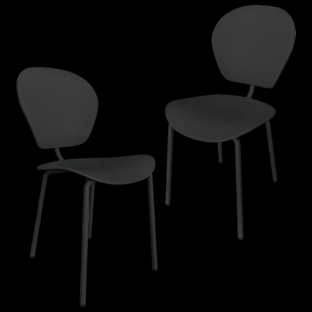 ABBER – Chair The ocean pirate black 3ds Max
