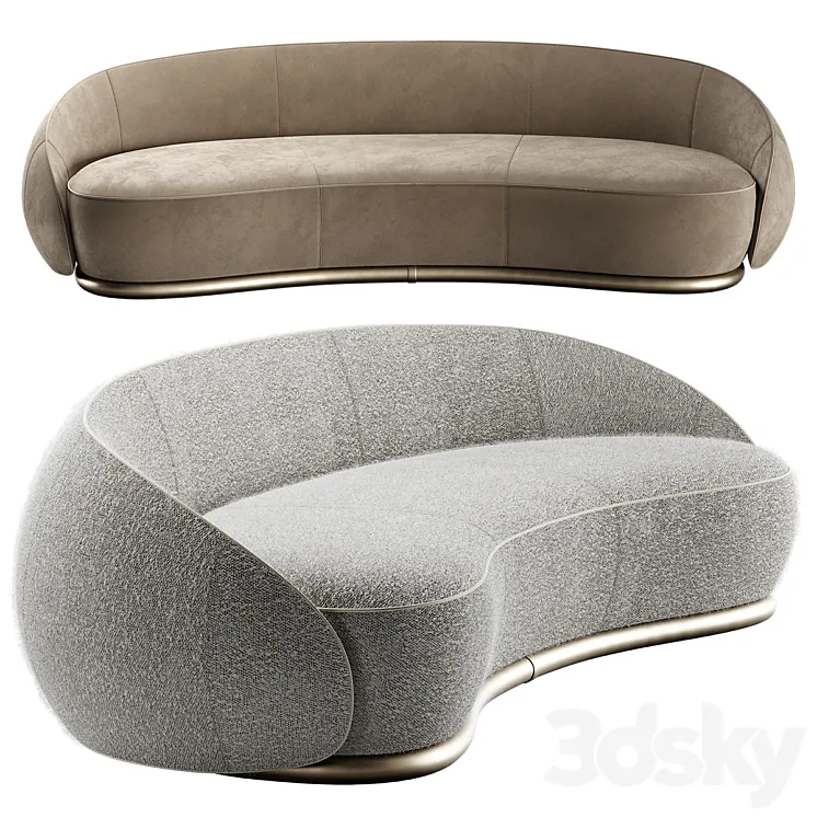 Abbracci sofa 3DS Max Model