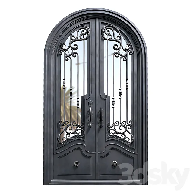 Abby Iron Doors PS2096 3ds Max