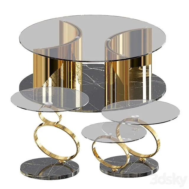 Abelia coffee table 3dsMax Model