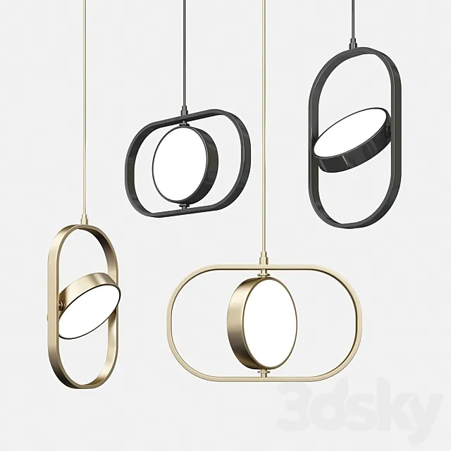 Aberdeen pendant 3ds Max