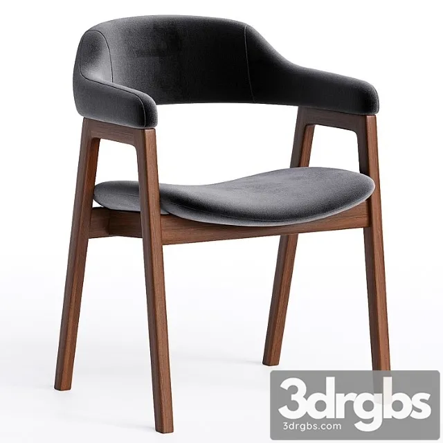 Abilene Upholstered Dining Arm Chair 3dsmax Download