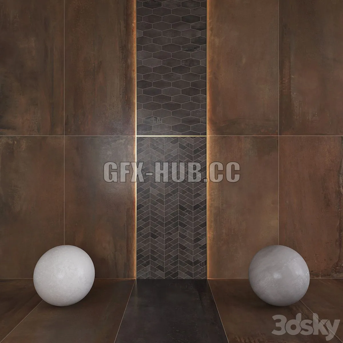 ABK Interno 9 decor 3dsMax Model