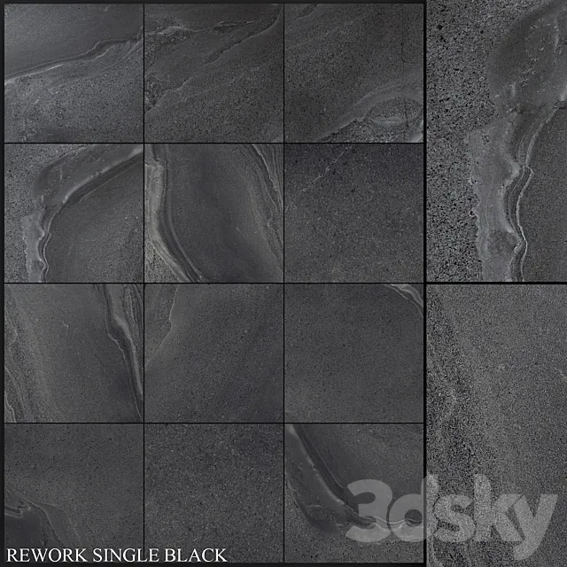 ABK ReWork Single Black 3ds Max
