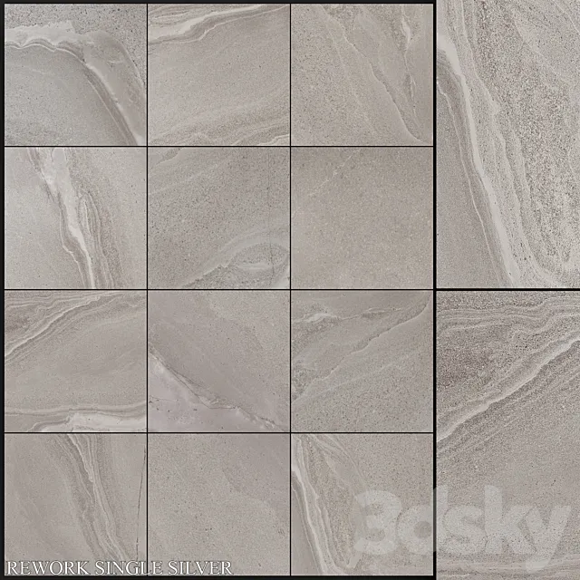 ABK ReWork Single Silver 3ds Max