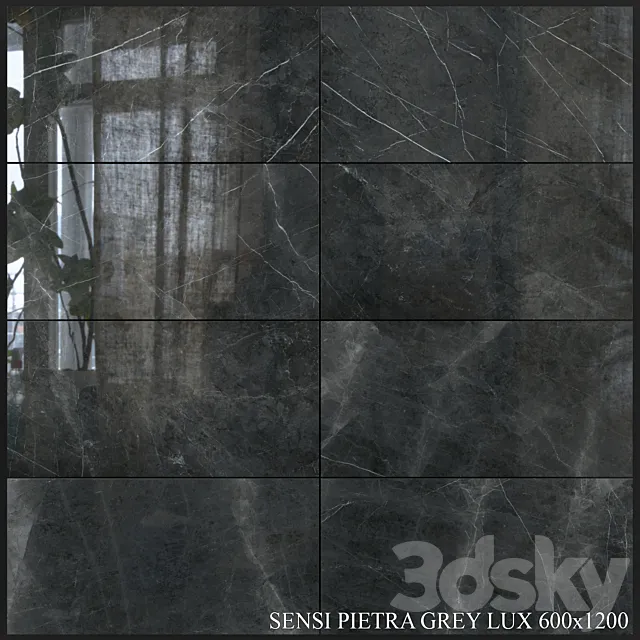 ABK Sensi Pietra Grey Lux 600×1200 3ds Max