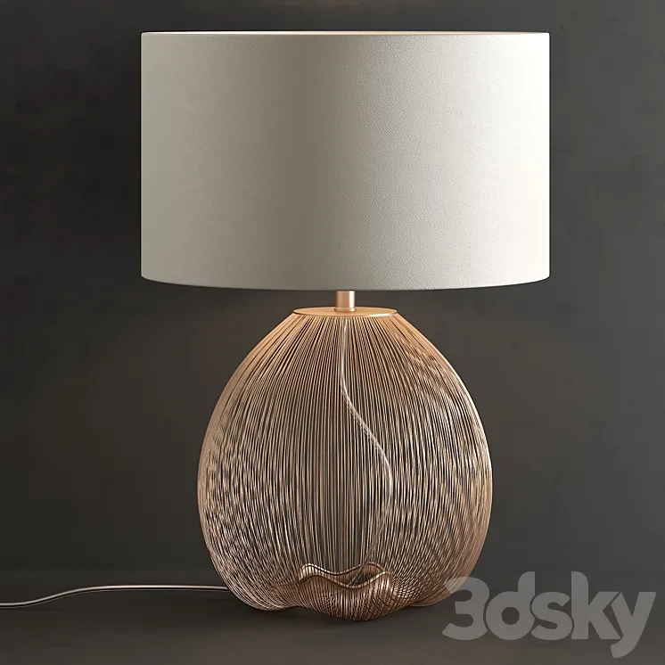 Abree table lamp 3DS Max