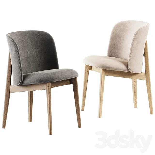 Abrey Chair by Calligaris _ Soft chair 3ds Max