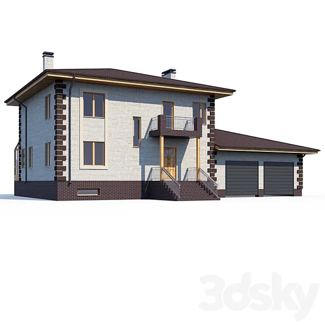 ABS House V125 3DS Max Model