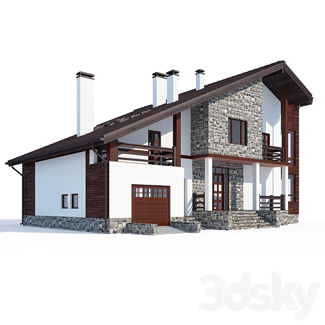 ABS House V55 3ds Max