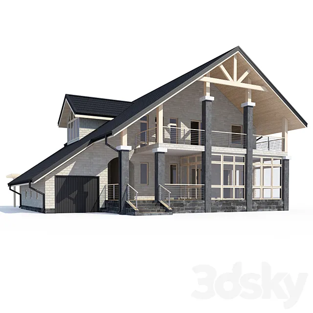 ABS House V68 3DS Max Model