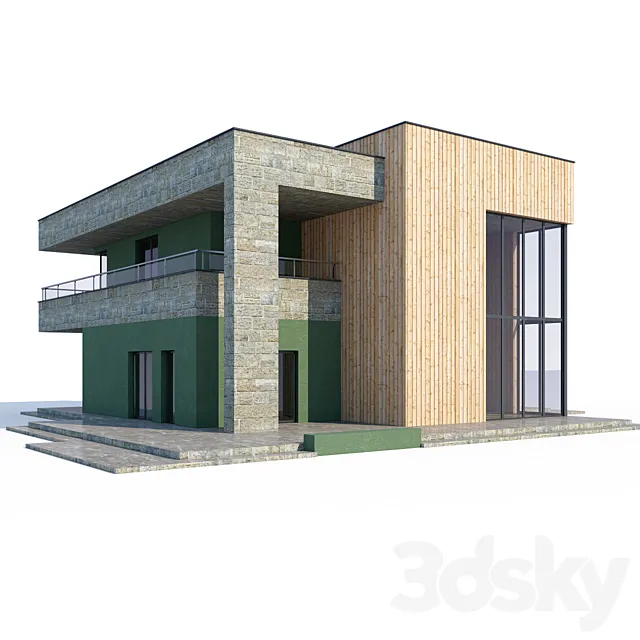 ABS House V90 3ds Max