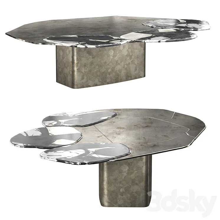 ABSTRACT COFFEE TABLE DC 1716 3DS Max Model