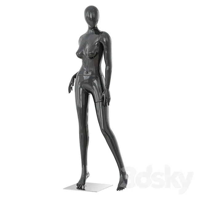 Abstract female mannequin 16 3ds Max