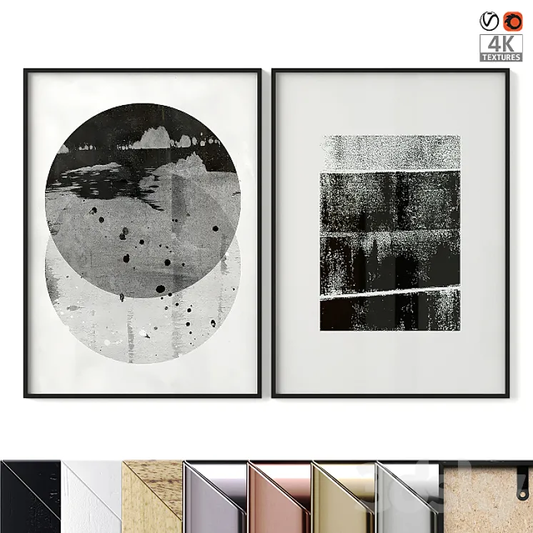 Abstract Pair Posters 08 3DS Max