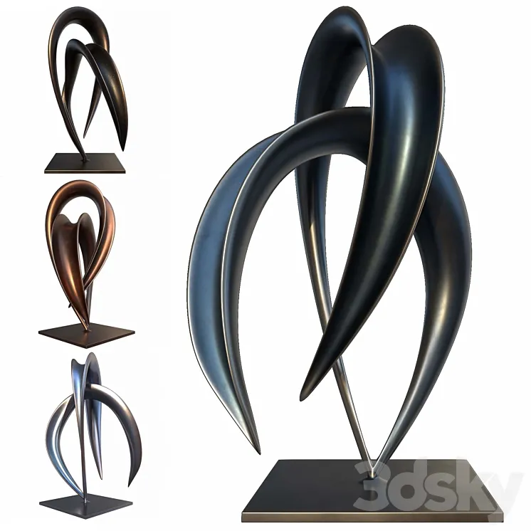 abstract sculpture 01 3DS Max