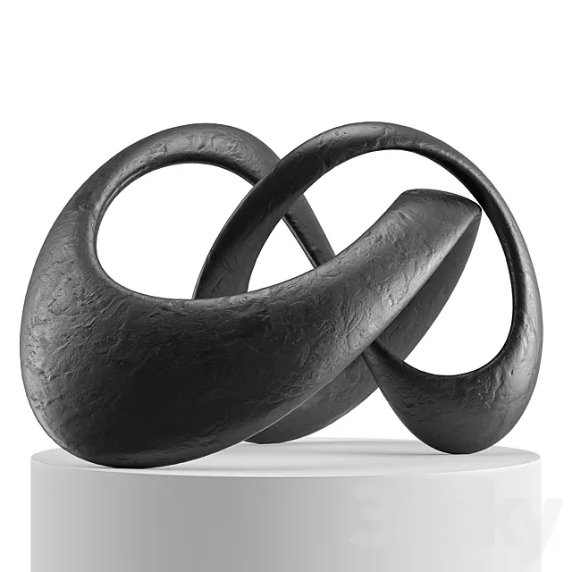 Abstract sculpture Mobius 3DS Max Model