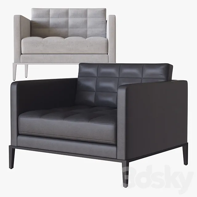 Ac lounge armchair b & b italia 3DS Max Model