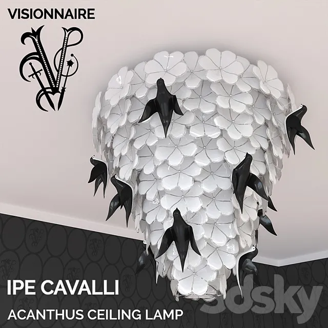 ACANTHUS CEILING LAMP _ IPE CAVALLI _ VISIONNAIRE 3ds Max