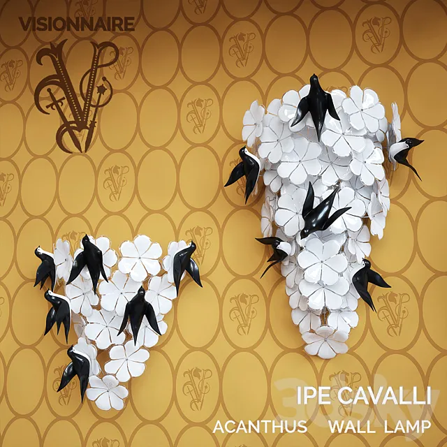 ACANTHUS WALL LAMP _ IPE CAVALLI _ VISIONNAIRE 3DS Max Model