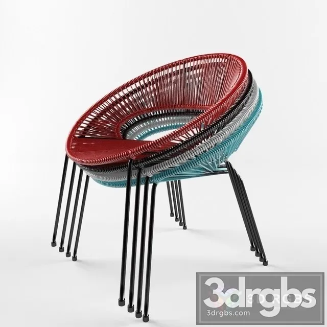Acapulco Dining Chair 3dsmax Download
