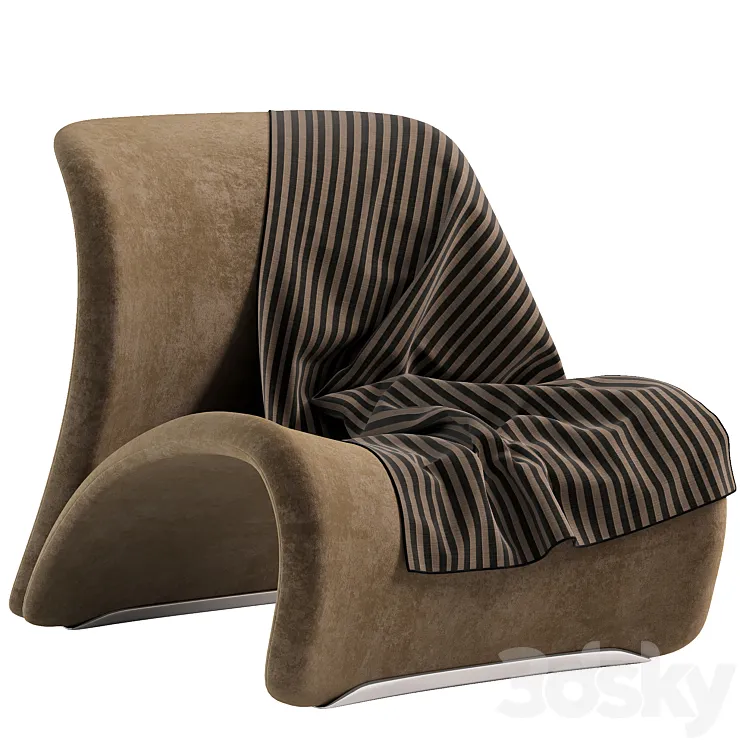 Accent armchair 3DS Max Model
