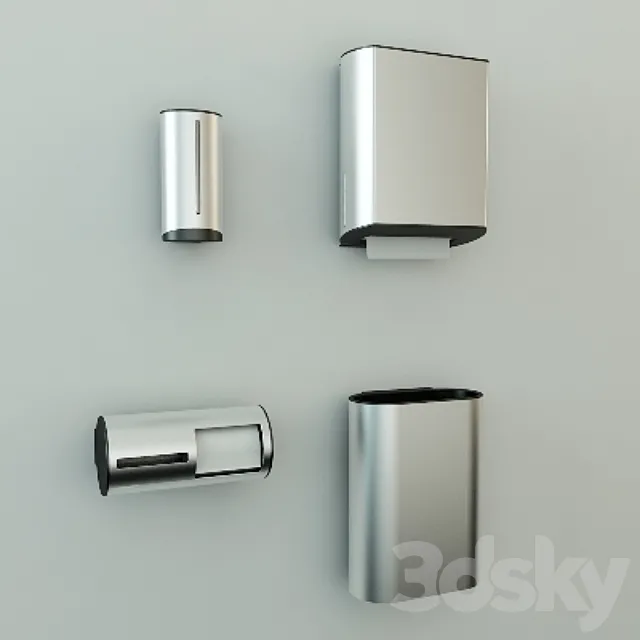 accessories for bathrooms 3DSMax File